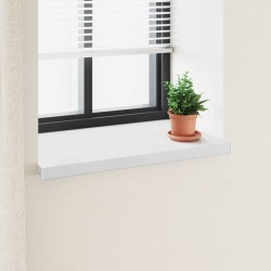 Prag de fereastră alb 100 x 50 x 4,5 cm pvc