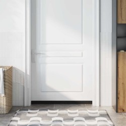 Dopuri pentru uși autoadezive 12 pcs argintiu 100 cm