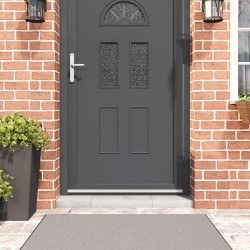 Dopuri pentru uși autoadezive 12 pcs alb 100 cm