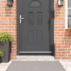 Dopuri pentru uși autoadezive 12 pcs alb 100 cm