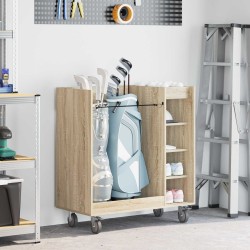 Dulap golf cu roata simplu stejar sonoma 90 x 45 x 98 cm