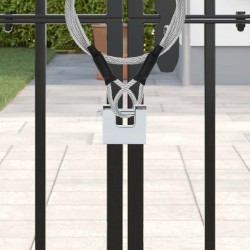 Lacăt 12 pcs argintiu 5 x 1,9 x 4,5 cm fier