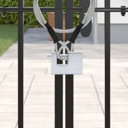 Lacăt 12 pcs argintiu 6 x 2 x 4,5 cm fier