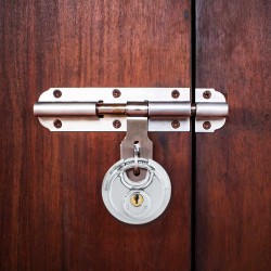 Lacăte disc cu chei 12 pcs argintiu 7 x 2.4 x 7 cm