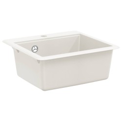 Chiuvetă alb 470 x 440 mm granit