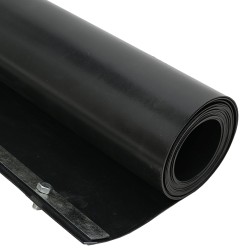 Barieră rădăcină cu șine de conectare negru 1x5 m 1,5 mm hdpe