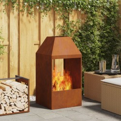 Cuptor de foc maro 50 x 50 x 100 cm
