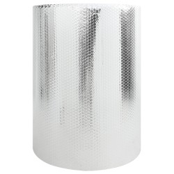 Reflector de căldură pentru radiator argintiu 10 x 0,6 m