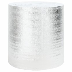 Reflector de căldură pentru radiator argintiu 15 x 0,5 m