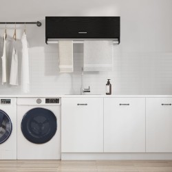 Dulap cu sertar stejar negru 100 x 32,5 x 35 cm lemn compozit