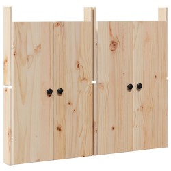 Ușă de bucătărie 2 pcs crem 50 x 9 x 82 cm lemn masiv de pin