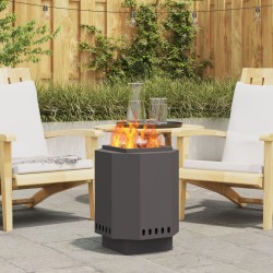 Cuptor de foc black 38 x 38 x 51 cm cold-rolled steel