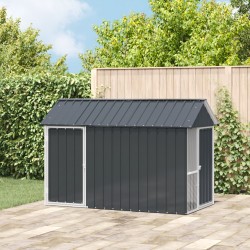 Cușcă pentru păsări antracit 215 x 112 x 141 cm oțel galvanizat