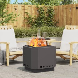 Cuptor de foc black 58 x 58 x 51 cm cold-rolled steel