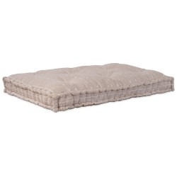 Canapea modulară maro deschis 120 x 80 x 12 cm țesătură