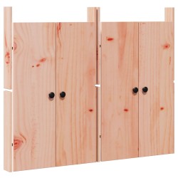 Ușă de bucătărie 2 pcs maro 50 x 9 x 82 cm lemn masiv de duglas