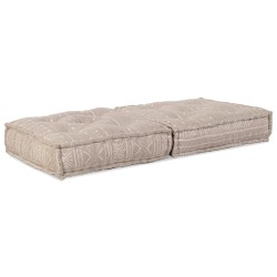 Canapea modulară maro deschis 70 x 70 x 36 cm țesătură