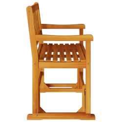 Bancă balansoar maro 110 x 59 x 97 cm lemn solid de acacia