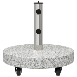 Bază pentru umbrelă manual gri 45 x 45 x 45 cm