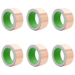 Bandă din cupru 6 pcs cupru 2000 x 5 cm cupru