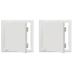 Panou de acces 2 pcs alb 23 x 23 x 3 cm oțel