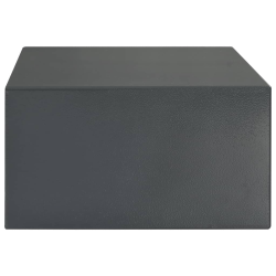Seif digital cu blocare gri închis 42 x 37 x 20 cm oțel