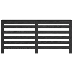 Capac pentru radiator stejar negru 175 x 20 x 82 cm
