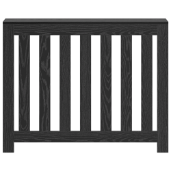 Capac pentru radiator stejar negru 104 x 20 x 82 cm