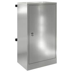 Cutie poștală cu ușă negru 30 x 20 x 55 cm oțel galvanizat