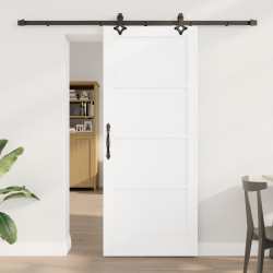 Set ușă glisantă altele orkdal alb și negru 83 x 202 cm