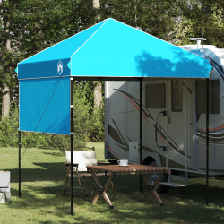 Cort canopy pop-up albastru 200 x 200 cm țesătură