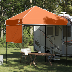 Cort canopy pop-up portocaliu 200 x 200 cm țesătură