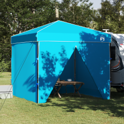 Cort canopy pop-up albastru 250 x 250 cm țesătură