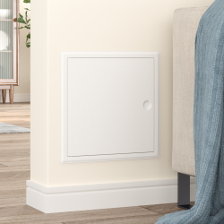 Panou de acces alb 63 x 33 x 3 cm oțel