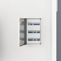 Panou de acces alb 33 x 23 x 3 cm oțel