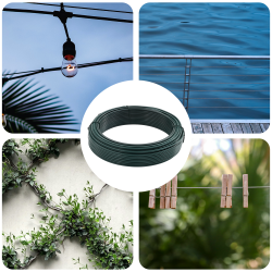 Sârmă de legare pentru gard verde 25 m pvc