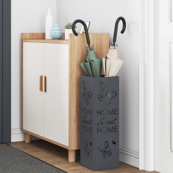 Suport pentru umbrele antracit 15,5 x 15,5 x 49 cm metal