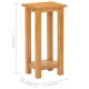 289185 masă laterală 27x24x55 cm lemn masiv de stejar