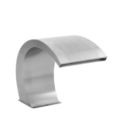 Fântână de piscină cu led-uri, 30 x 60 x 45 cm, oțel inoxidabil