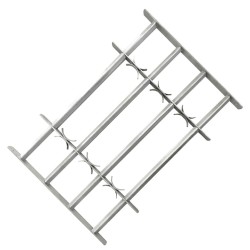 Grilaje de siguranță ferestre, ajustabil, 2 buc., 1000-1500 mm