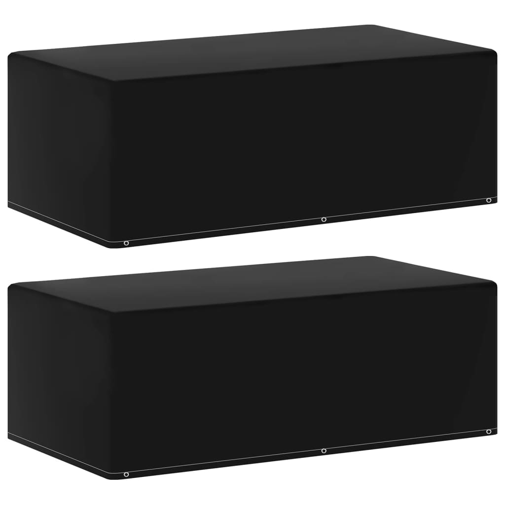 Huse mobilier grădină 2 buc pentru grătar 6 ocheți 170x90x60 cm