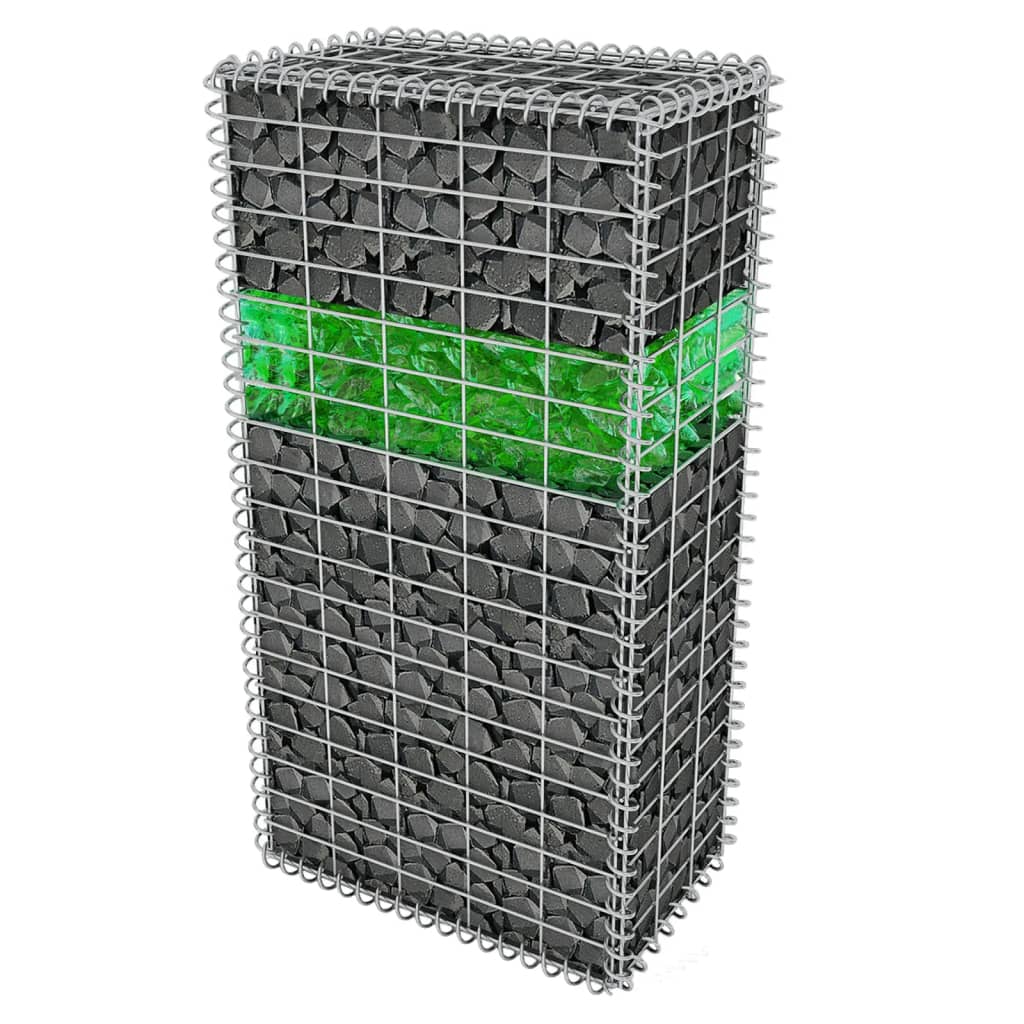 Pietre gabion sticlă 60-120 mm 25 kg, verde