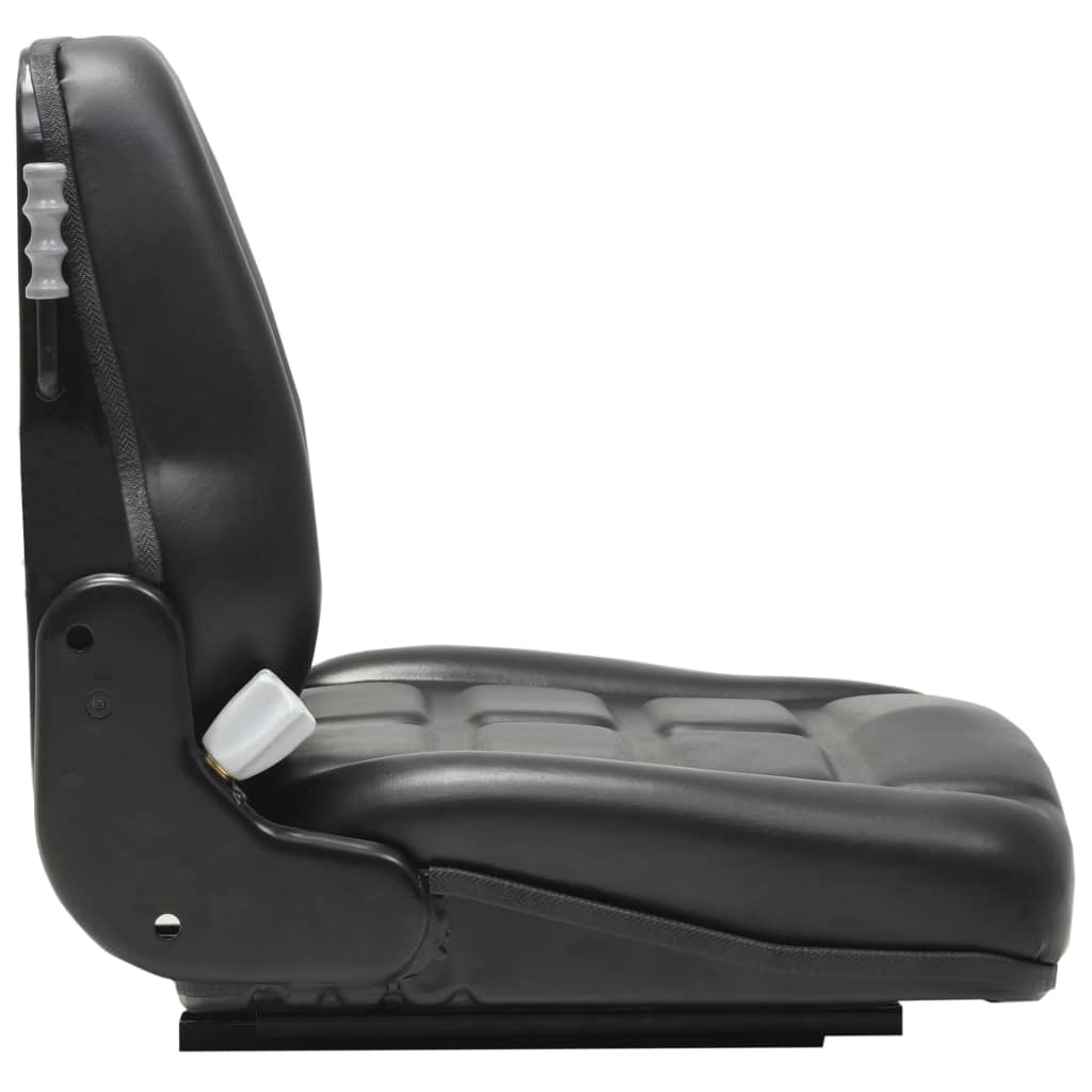 Scaun tractor și stivuitor cu suspensie și spătar reglabil