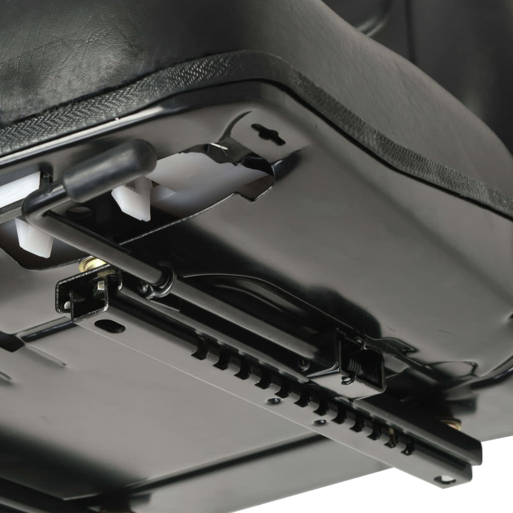 Scaun tractor și stivuitor cu suspensie și spătar reglabil