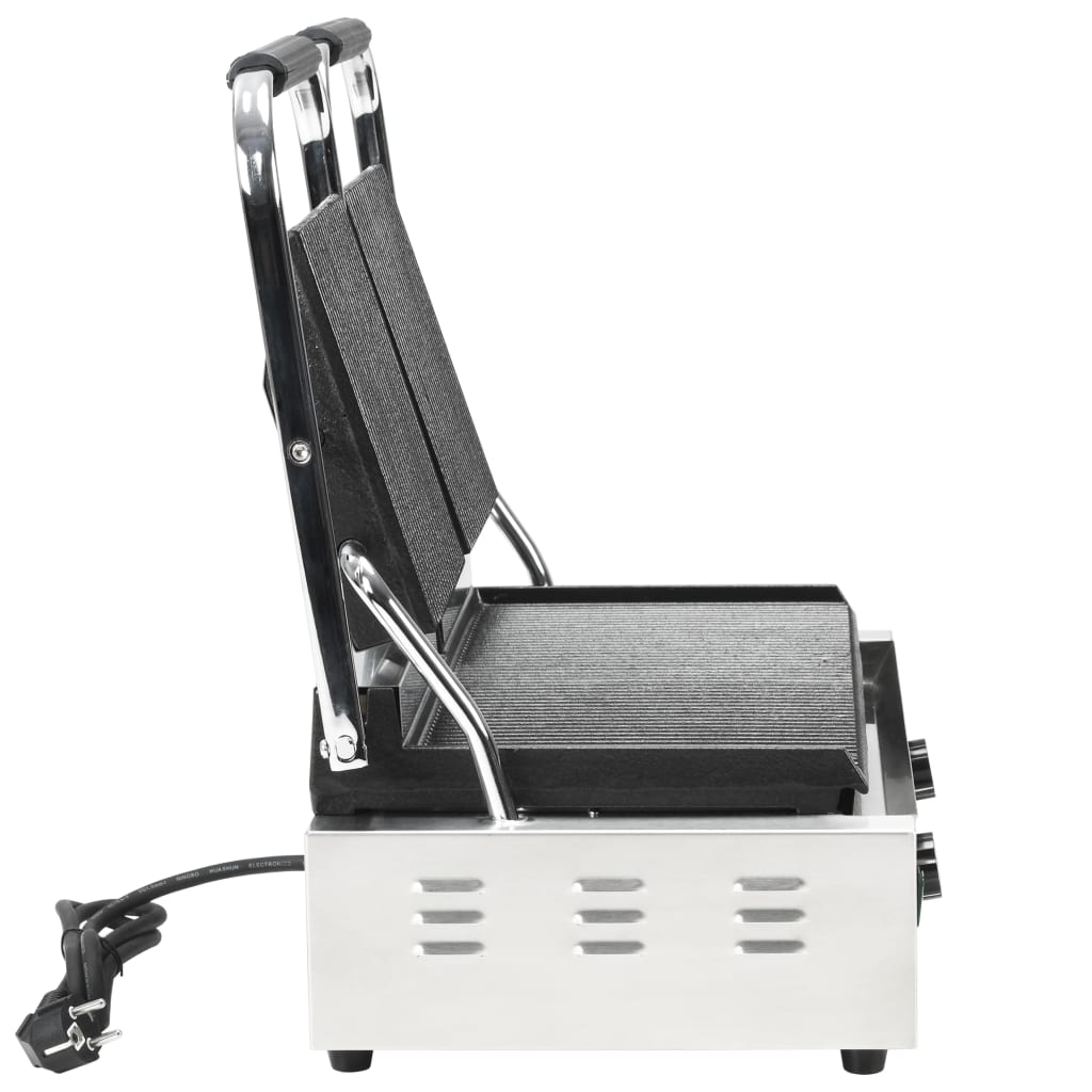 Grill panini dublu cu striații, 57x30,5x20 cm, 3600 w