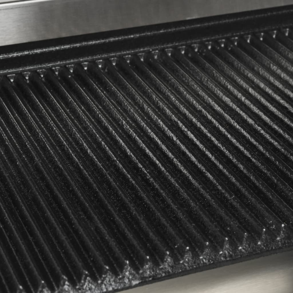 Grill panini dublu cu striații, 57x30,5x20 cm, 3600 w