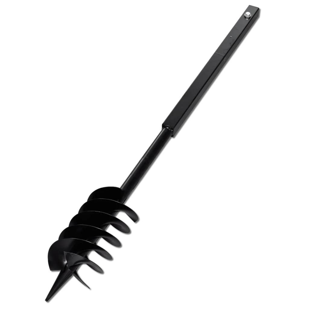 Burghiu de sol cu mâner 150 mm cu tub prelungitor 5 m, oțel Burghiu de sol cu mâner 150 mm cu tub prelungitor 5 m, oțel