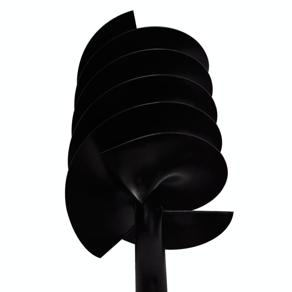 Burghiu de sol cu mâner 180 mm cu tub prelungitor 9 m, oțel Burghiu de sol cu mâner 180 mm cu tub prelungitor 9 m, oțel