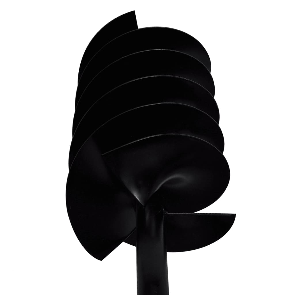 Burghiu de sol cu mâner 200 mm cu tub prelungitor 9 m, oțel Burghiu de sol cu mâner 200 mm cu tub prelungitor 9 m, oțel