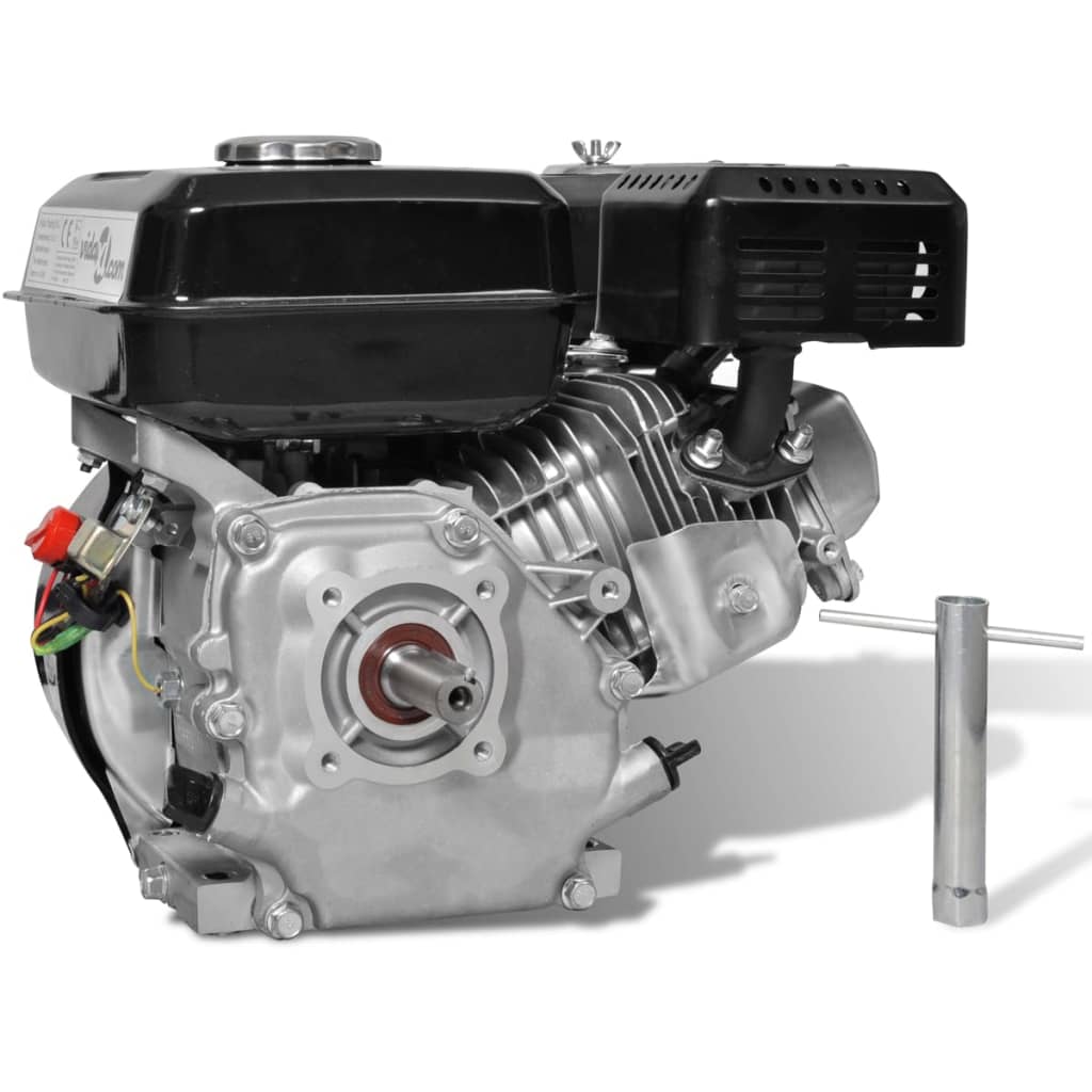 Motor pe benzină, negru, 6,5 cp, 4,8 kw